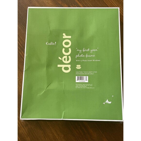 Cudlie! Childs First Year Photo Frame Boy Noahs Ark 13 Photo Insert Windows - Picture 12 of 13